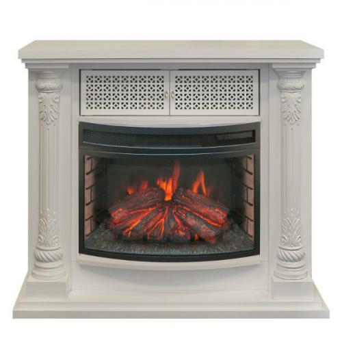 Каминокомплект Real Flame Lorans (белый дуб)+FireField 25 S IR Каминокомплект Real Flame Lorans (белый дуб)+FireField 25 S IR в Энгельсе