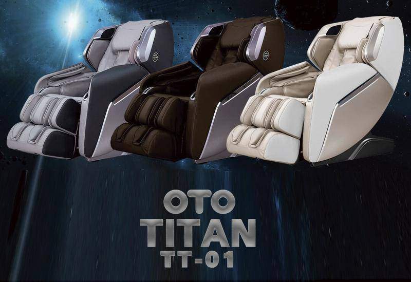 Открыт предзаказ на массажное кресло OTO TITAN в цвете Beige, Brown и Grey до 15.04.2021г.