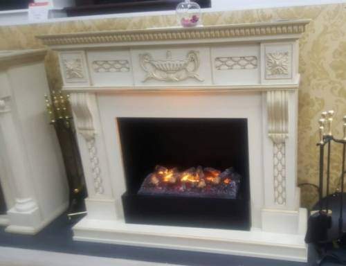 Каминокомплект Real Flame Corsica (белый дуб)+3D Cassette 630 в Энгельсе