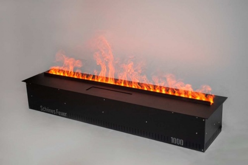 Электроочаг Schönes Feuer 3D FireLine 1000 Pro со стальной крышкой в Энгельсе